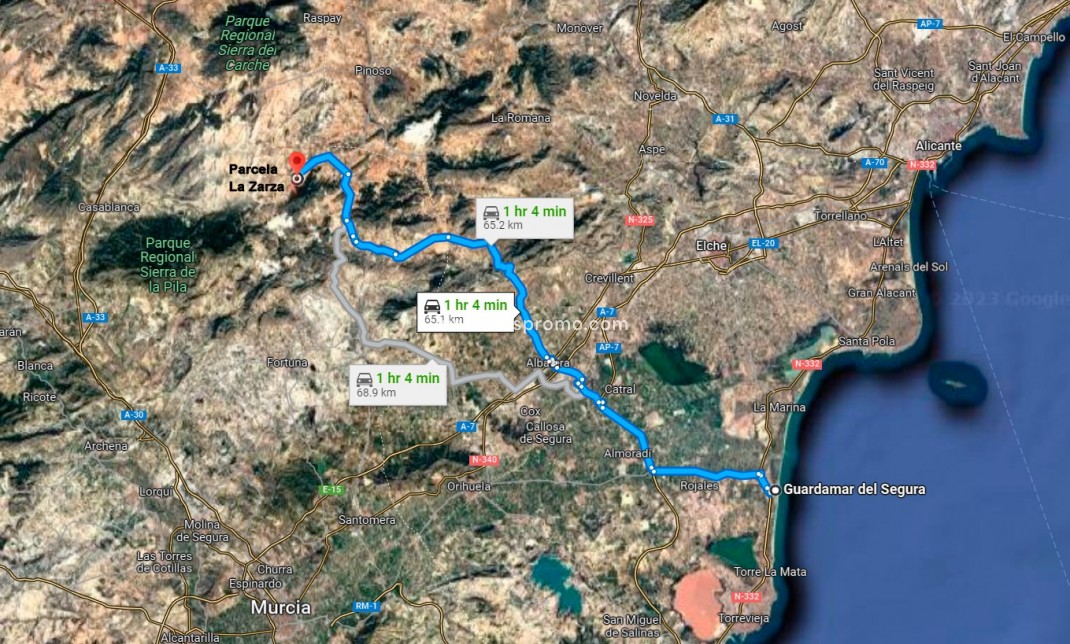Reventa - Parcela / Terreno -
Abanilla - La Zarza
